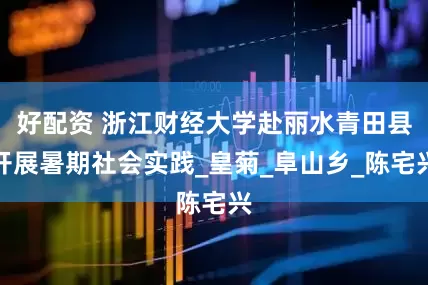好配资 浙江财经大学赴丽水青田县开展暑期社会实践_皇菊_阜山乡_陈宅兴