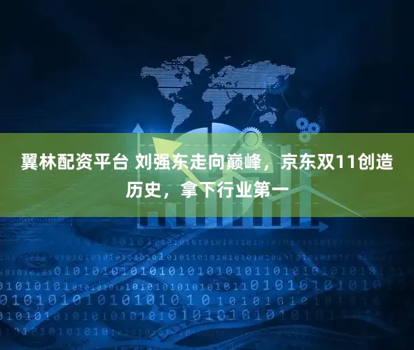 翼林配资平台 刘强东走向巅峰，京东双11创造历史，拿下行业第一